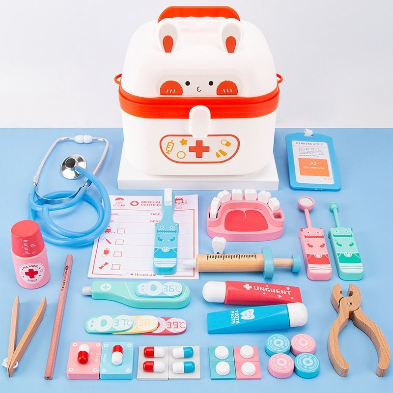 wooden dentist toys / mainan dokter gigi / wooden toys