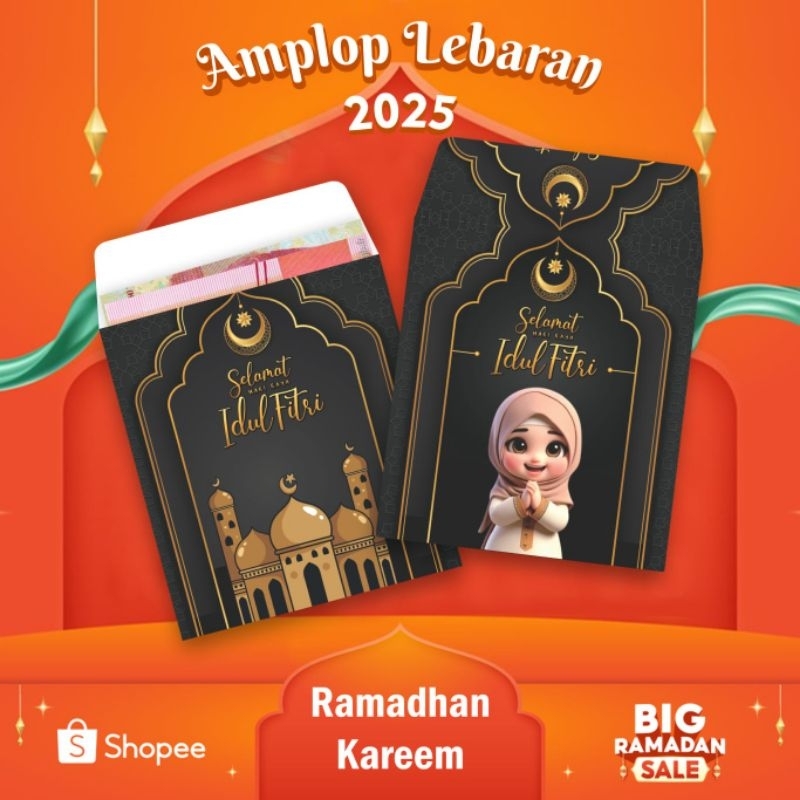 

Amplop Lebaran Idul Fitri 1 Pack Isi 10 Lembar / Amplop Lebaran Murah kecil Aestetic 2025