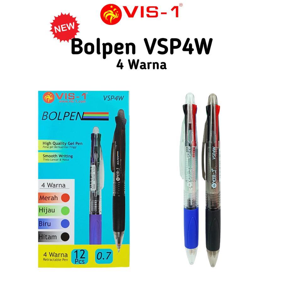 

Pulpen Vis-1 VSP4W 8060 1 Pulpen 4 Warna Tinta