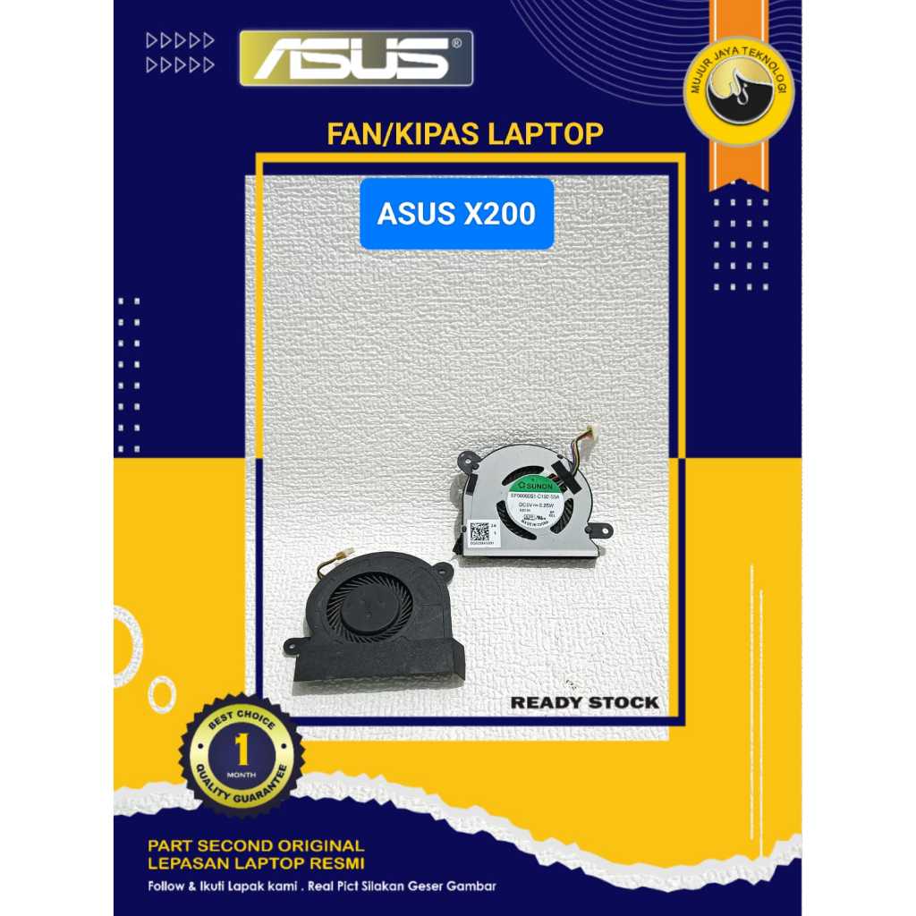 Fan HSF Heatsing Kipas Cooler Laptop Asus ASUS X200CA X200M X200CA X200A X200MA Second Normal Tested