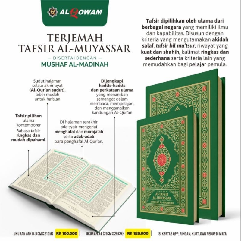 TERJEMAH TAFSIR AL-MUYASSAR A4 & A5