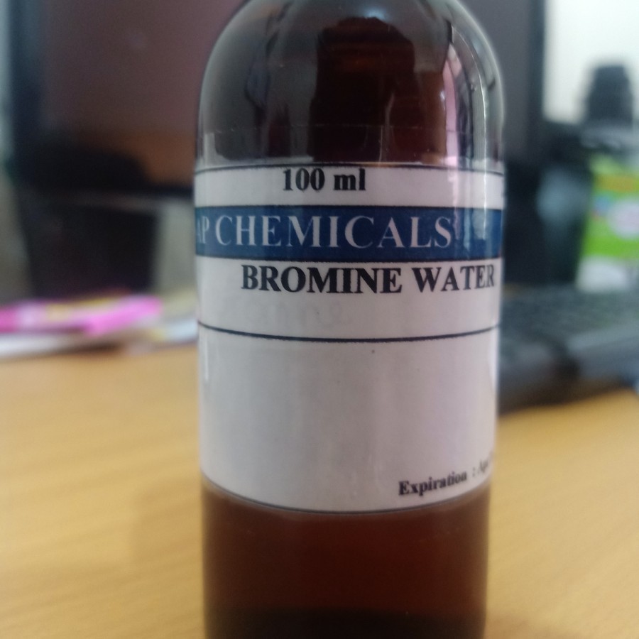 Bromine water 100ml, 500ml