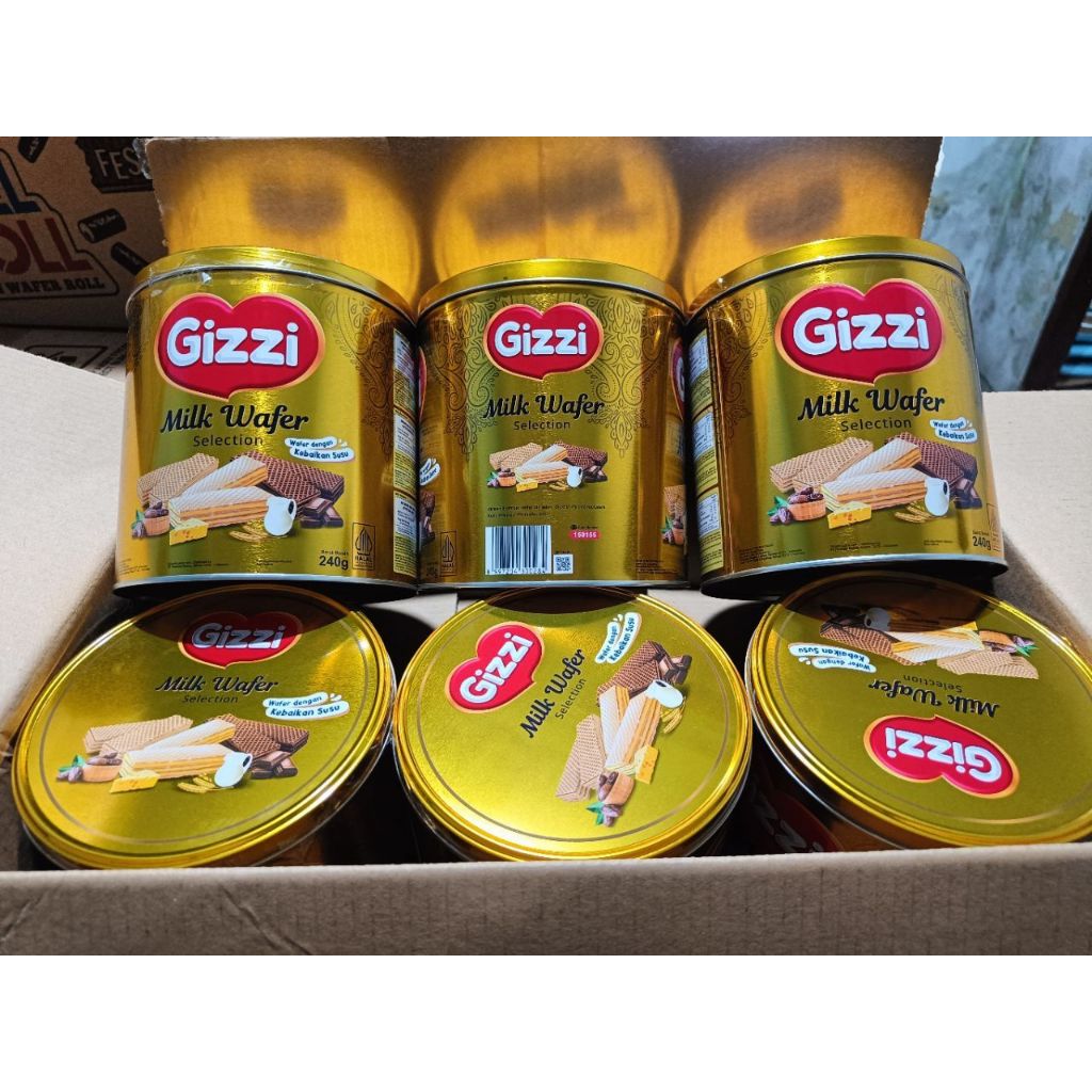 

(1DUS) GIZZI MILK WAER KALENG ISI 6 PCS
