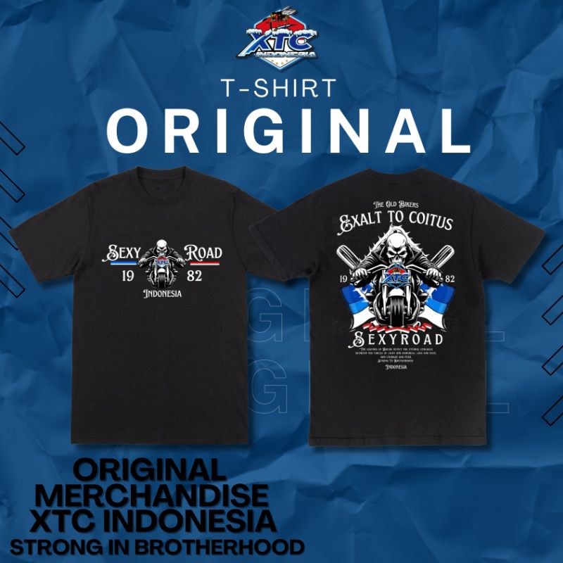 Kaos Xtc Original Indonesia Hitam Berlabel Resmi