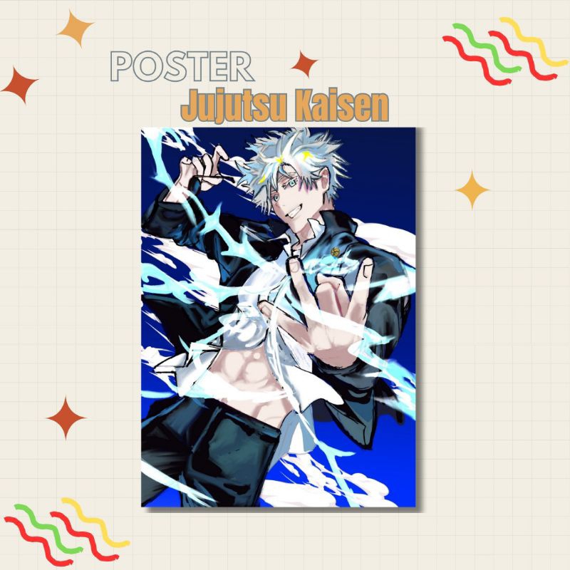 [Fanmerch] Poster Gojou Jujutsu Kaisen