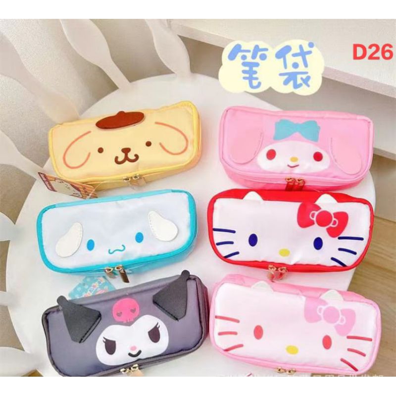 

Tempat Pencil Kain Karakter/Tempat Pencil Karakter/Pen Bag Karaktet/Pen Bag Kain