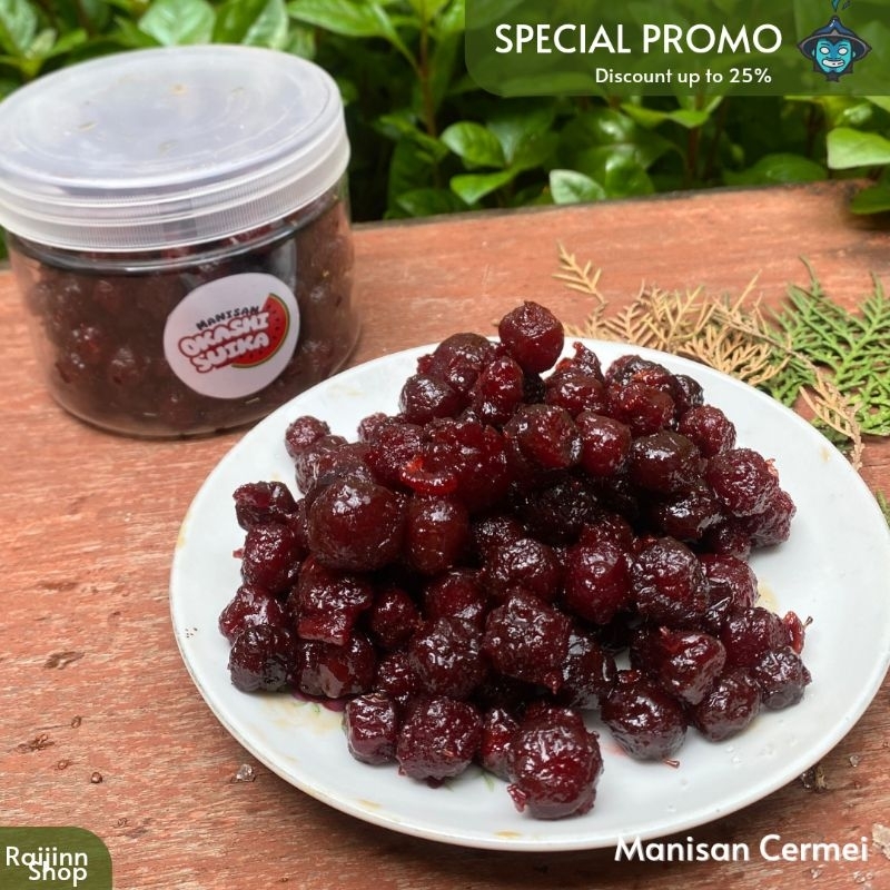 

Manisan Buah Cermei |250Gram |Snack |Makanan Kering