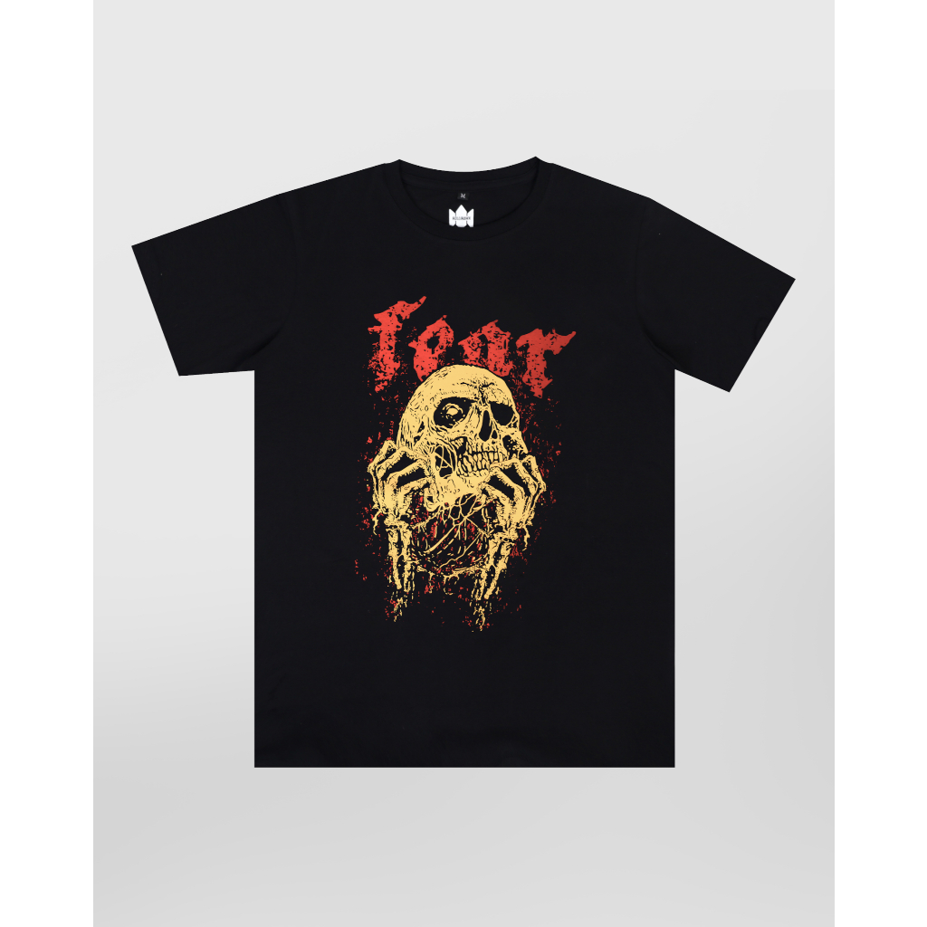 Kaos Underground Metal Original | Kaos Pria Distro Dewasa | Kaos Distro Cowok | HOLLIHAWK - FEAR