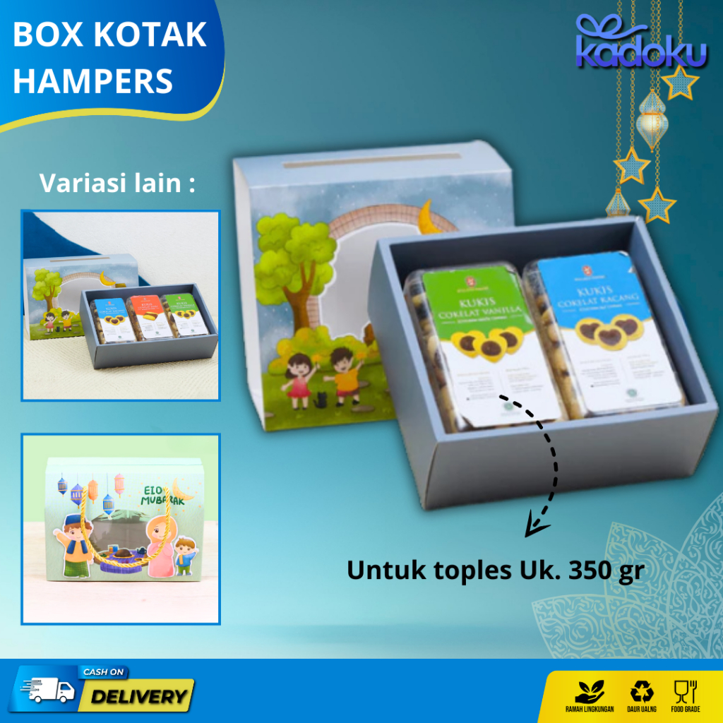 

Box Hampers Lebaran / Kotak Kue Kering Lebaran / Kotak Hampers Lebaran / Box Parsel Lebaran 2025