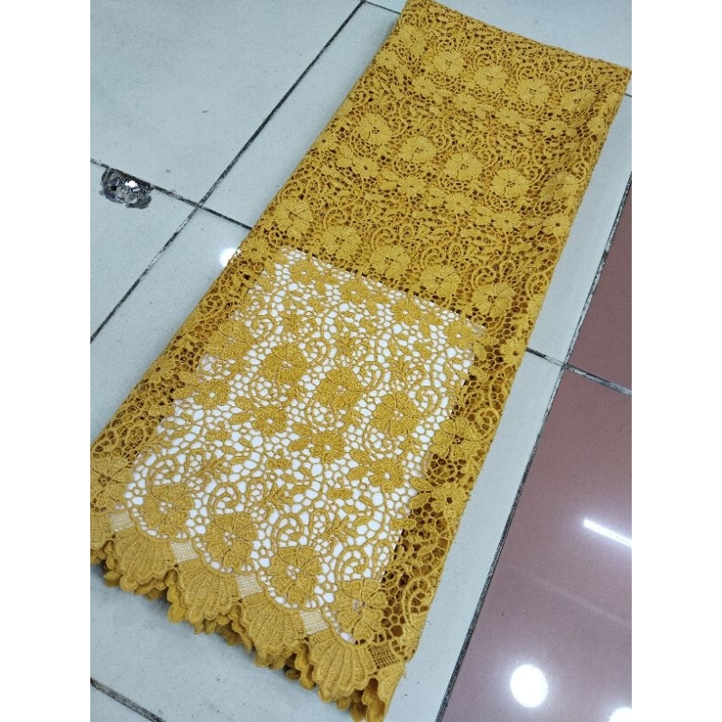 Kain PRADA   (BROKAT OKKI) import garment LIMITED design dan stok / bahan brokat prada oki payet gra