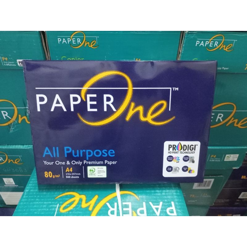 

PaperOne A4 80/85gr Kertas HVS Print/Fotocopy||Kertas HVS Putih
