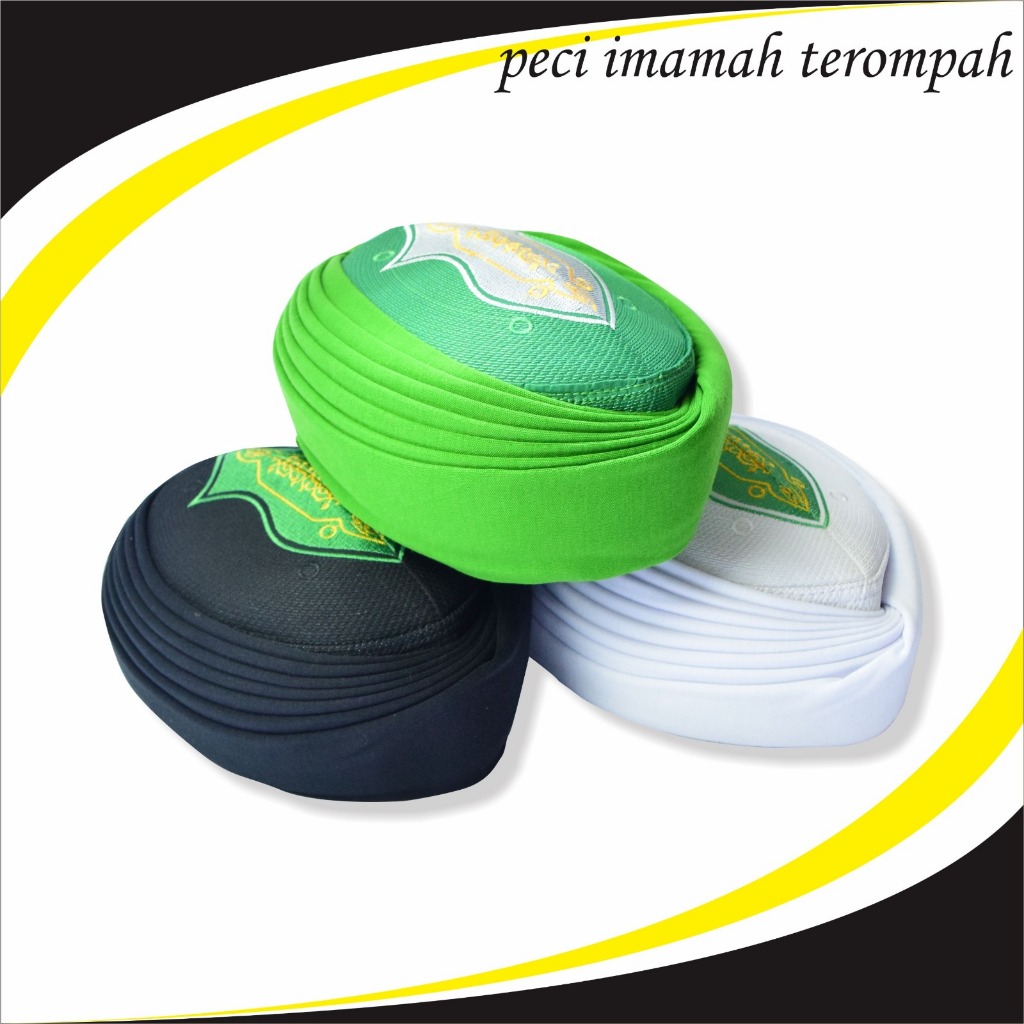 Peci Imamah Permanen 7 lipat / Kopyah imamah / Peci imamah