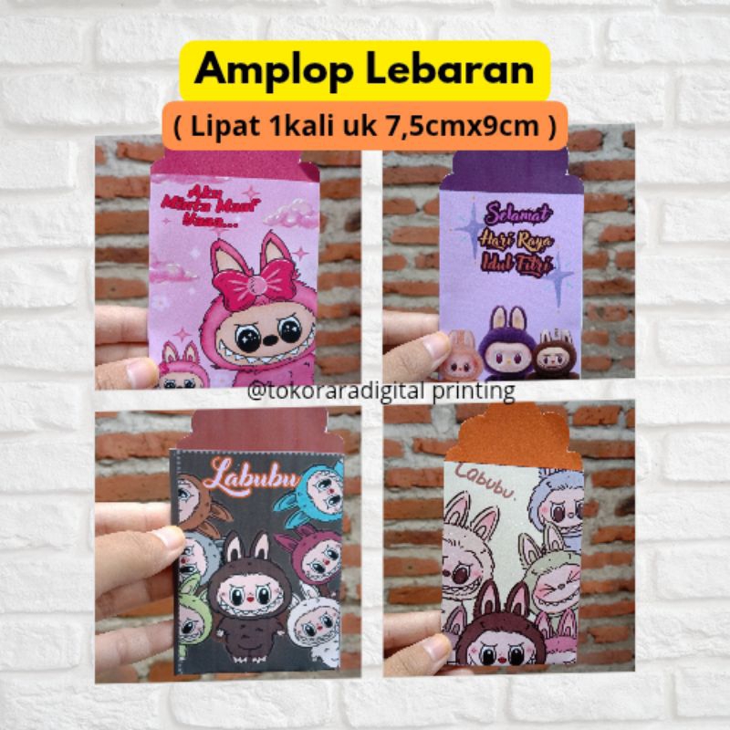

Amplop Lebaran Labubu | amplop kartun | angpau karakter lucu