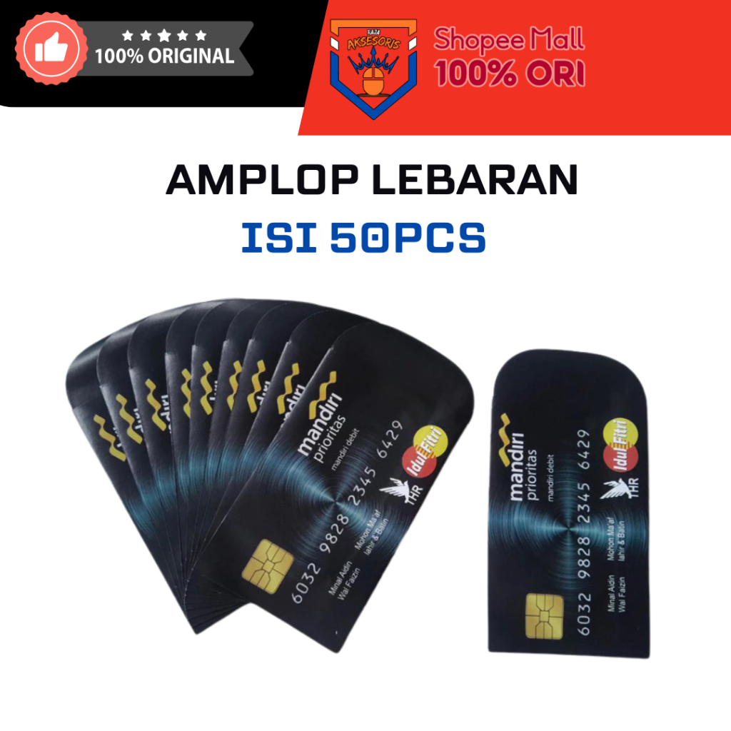 

Amplop Lebaran ISI 50PCS Amplop Lebaran ATM