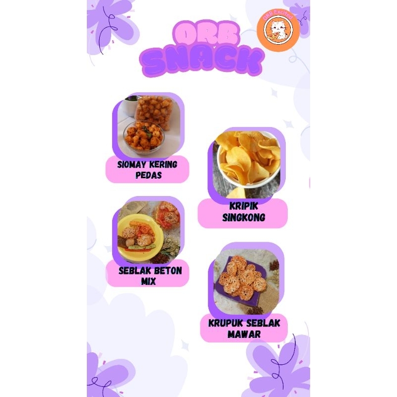 

Milik segera "Snack Kekinian", "Siomay Kering Pedas", Seblak Beton Mix, Seblak Kerupuk Mawar, kripik Singkong (Harga Ramah di Kantong)