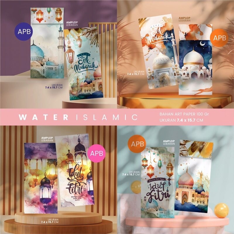 

(8 PCS) AMPLOP LEBARAN PANJANG PREMIUM TEBAL TEMA ISLAMI