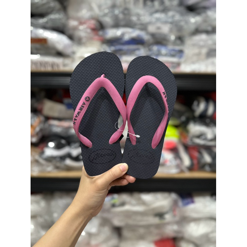 SANDAL ANAK SENDAL JEPIT KARET AIRWALK ORIGINAL NAVY PINK AIW21SC0401N SIZE 31