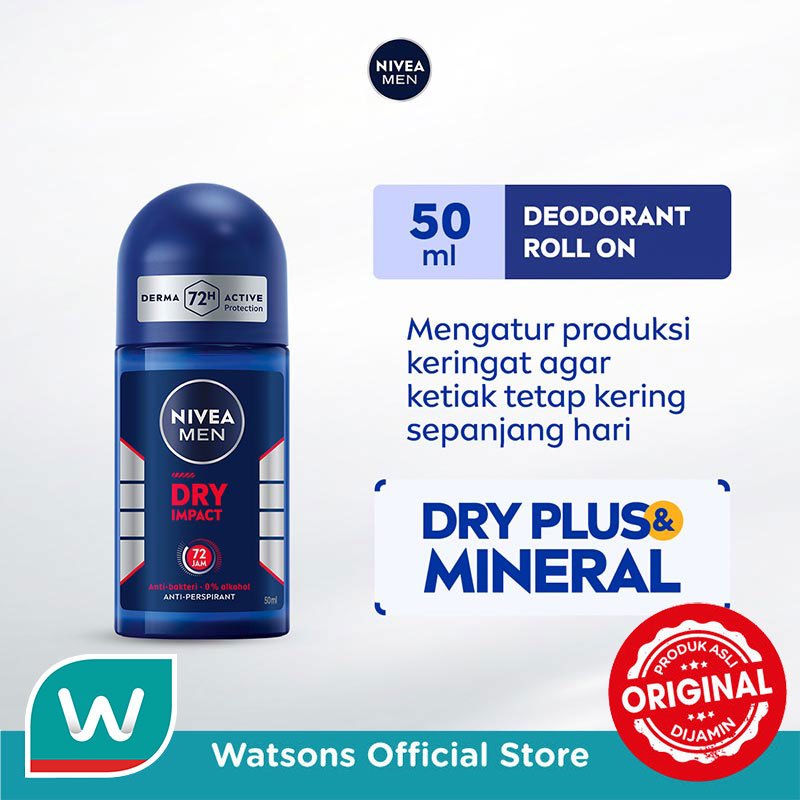 Nivea Men Deodorant Roll On Dry Impact 50ml