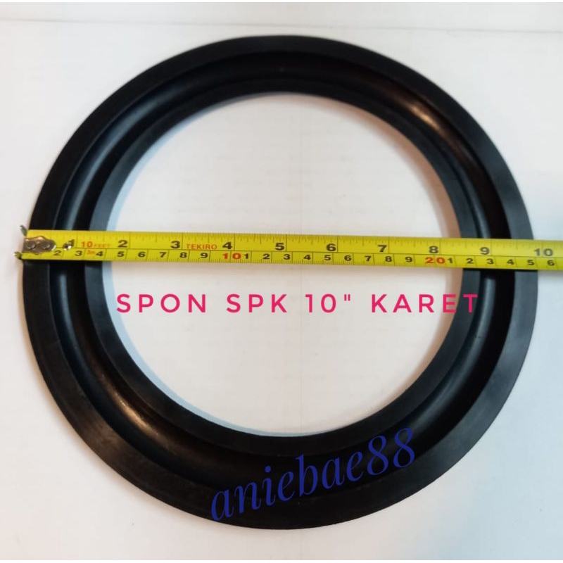 Spon speaker 10inch bahan karet (1pcs)