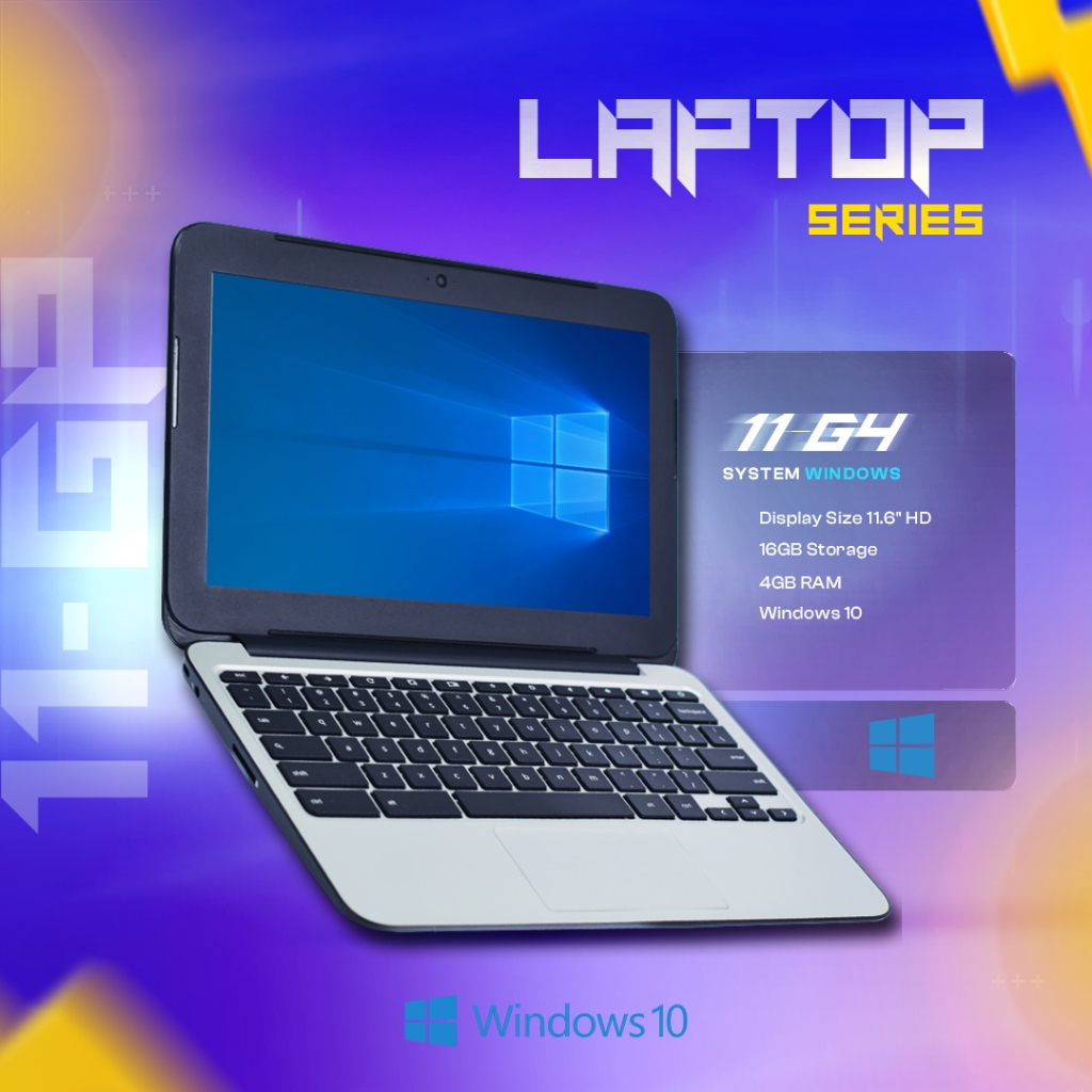 Laptop 11-G4 RAM 4GB SSD 16G Slim Layar 11.6’’ Windows 10