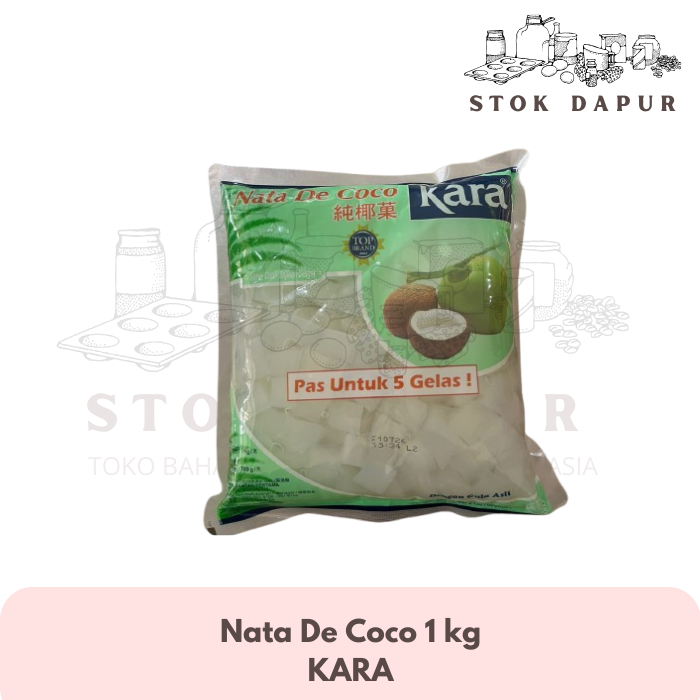 

Kara Nata De Coco Dadu 1 KG PLAIN / Kara Natadecoco