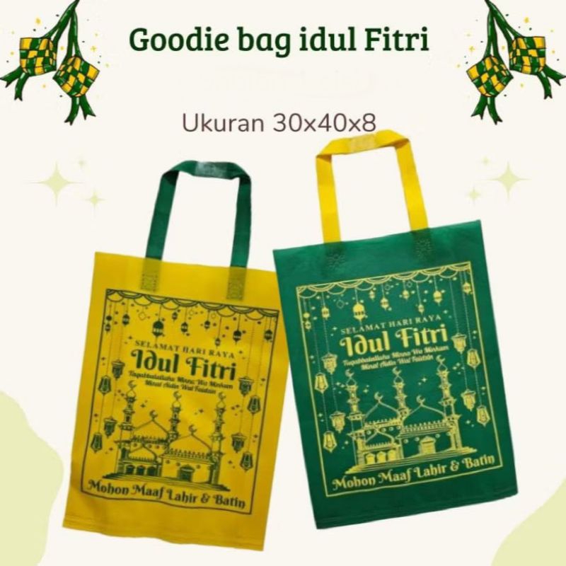 

Tas Lebaran Hampres Idul Fitri 30cmx40cm 1Lusin 12pcs