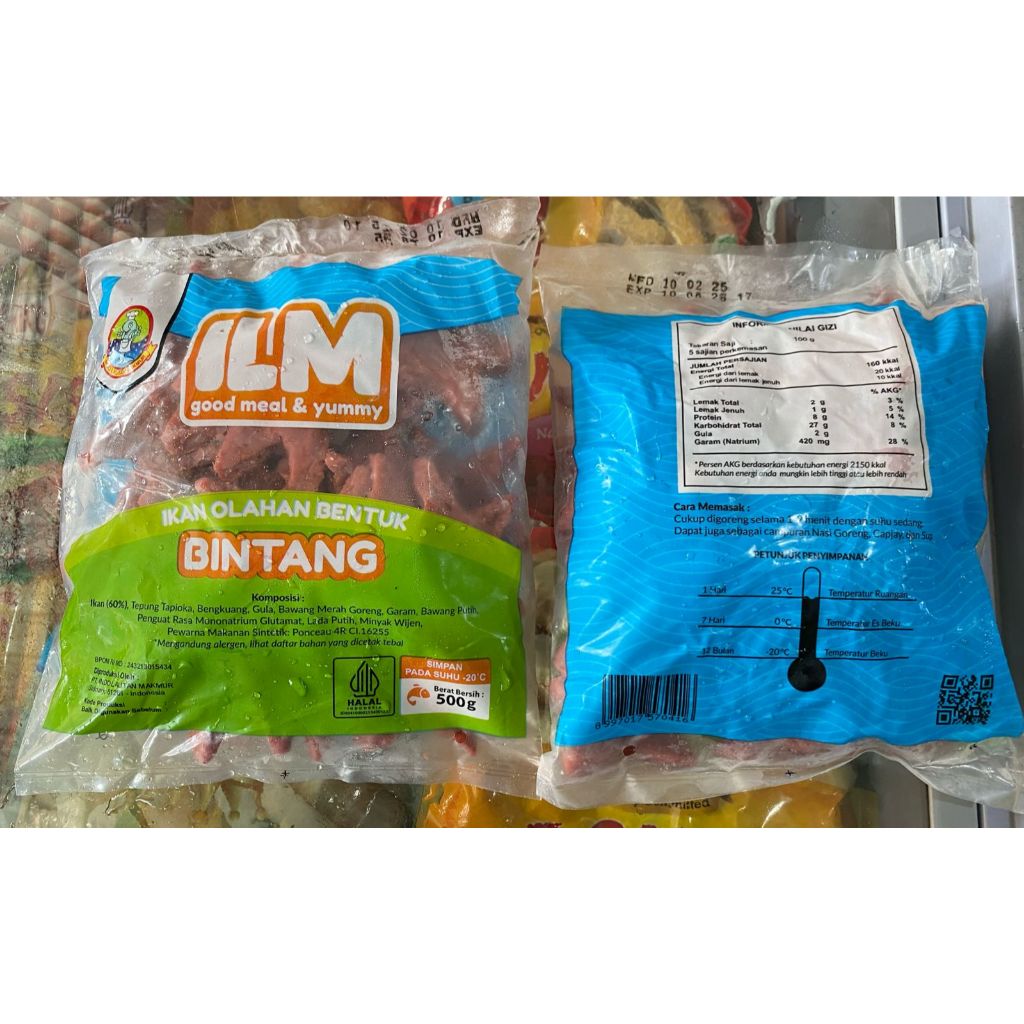 

ILM Bintang camilan berbahan dasar ikan kemasan 500gr