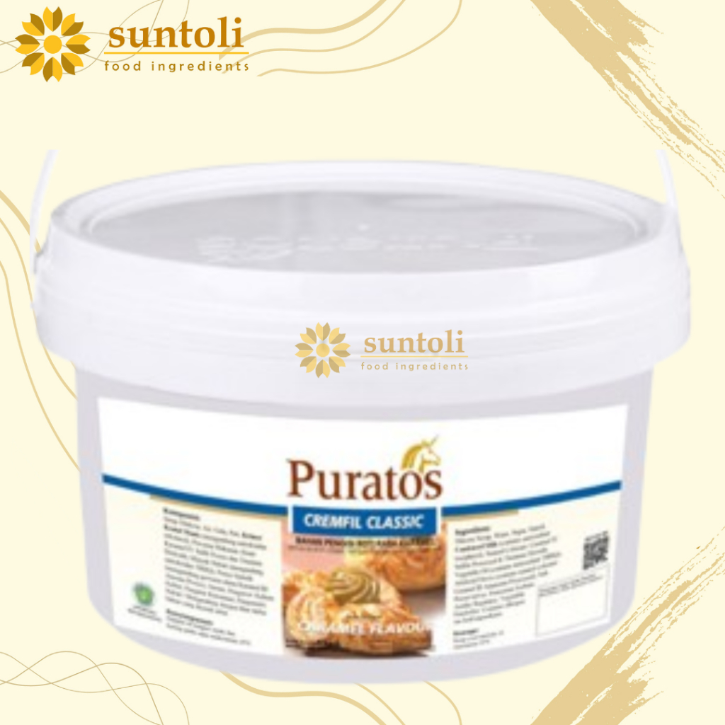 

PURATOS CREMFIL CLASSIC CARAMEL / Filling Siap Pakai Rasa Caramel - 5 KG