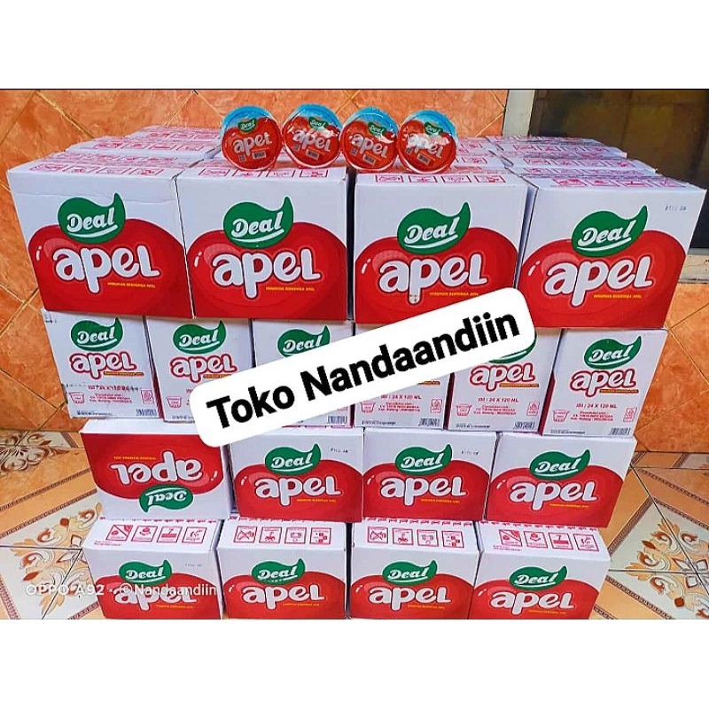 

minuman deal apel 6 karton