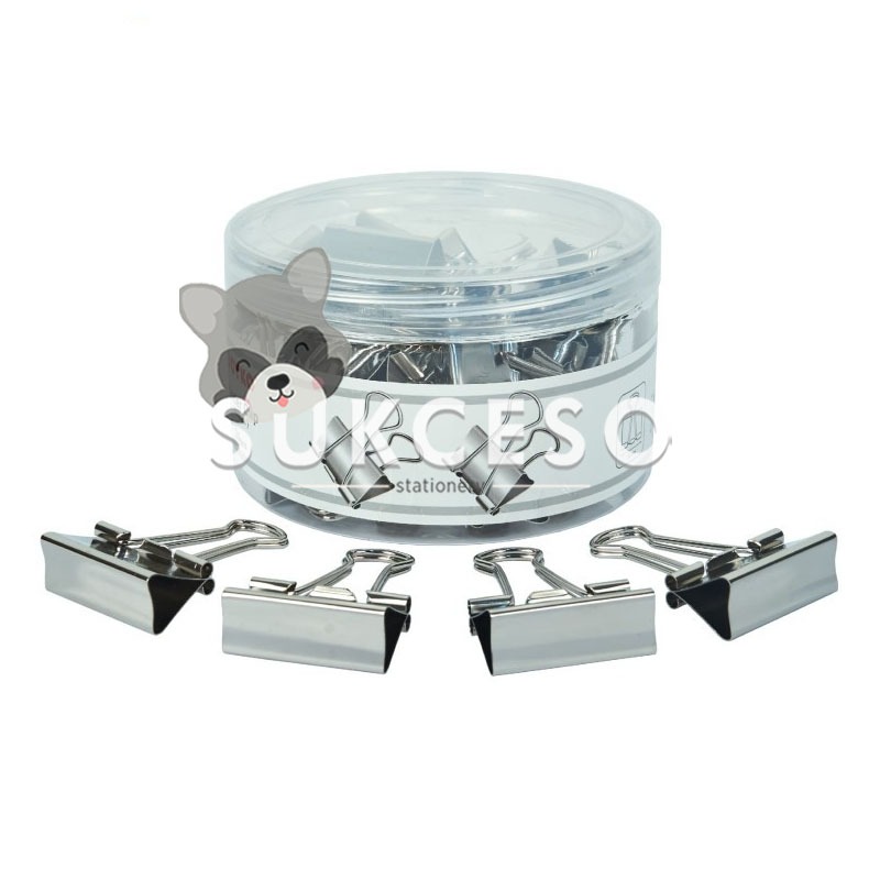 

Joyko Binder Clip Stainless 155SL Silver / Penjepit Klip Kertas