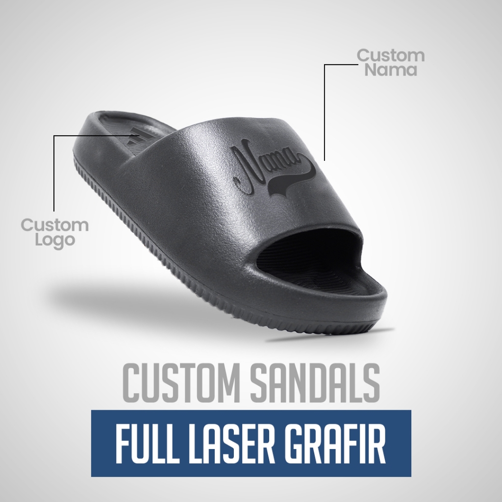 Ohio * Sandal Pria Tebal Custom I Sandal Slop Pria Wanita l Sandal Slide Pria Casual I Sendal Rumah 