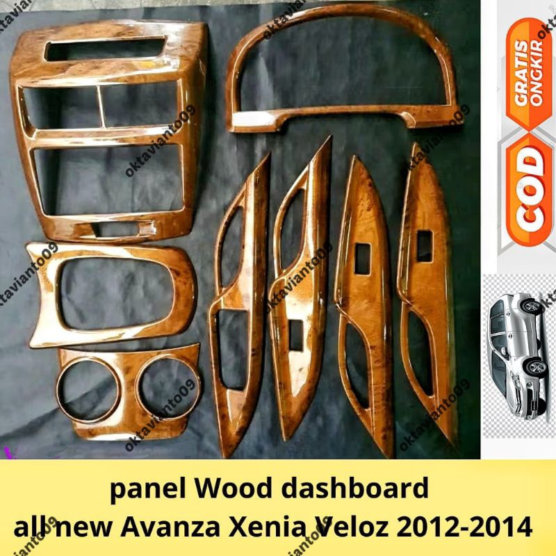 panel wood dashboard all new avanza xenia velos 2012 2013 2014