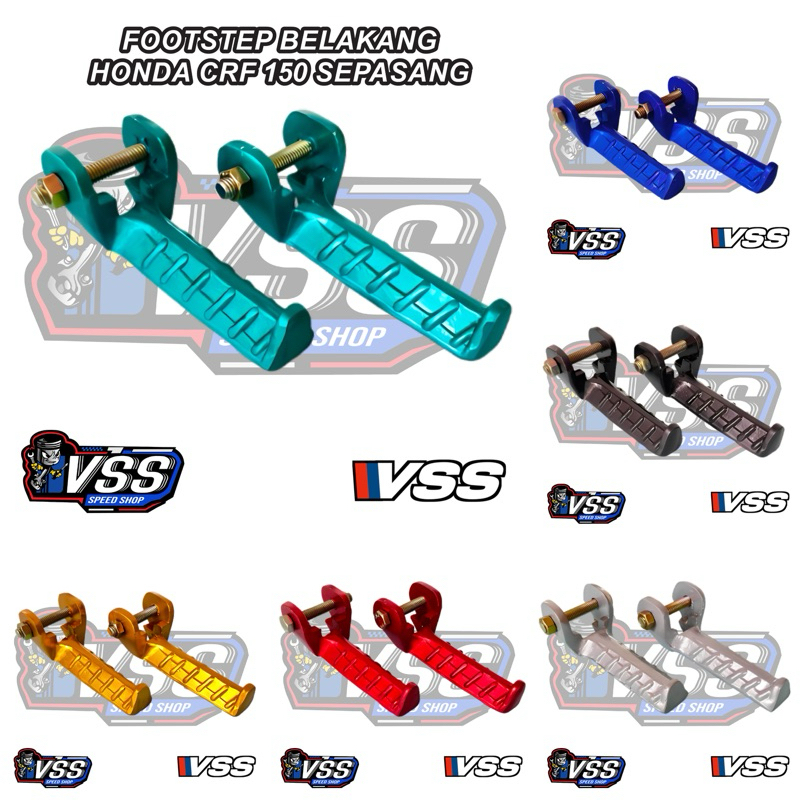 Foostep belakang CRF 150 / Pijakan kaki belakang CRF 150 pnp.