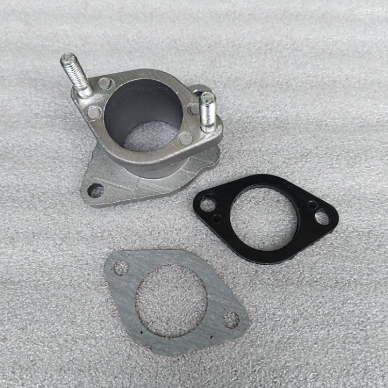 Manipol Intake Karbu Karburator Megapro Hiu Primus Allumunium