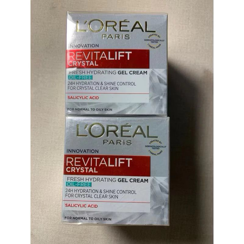 Tukubeauty L'Oreal Paris Revitalift Crystal Gel Cream (Wajah tampak sebening kristal) - 50Ml Skincar