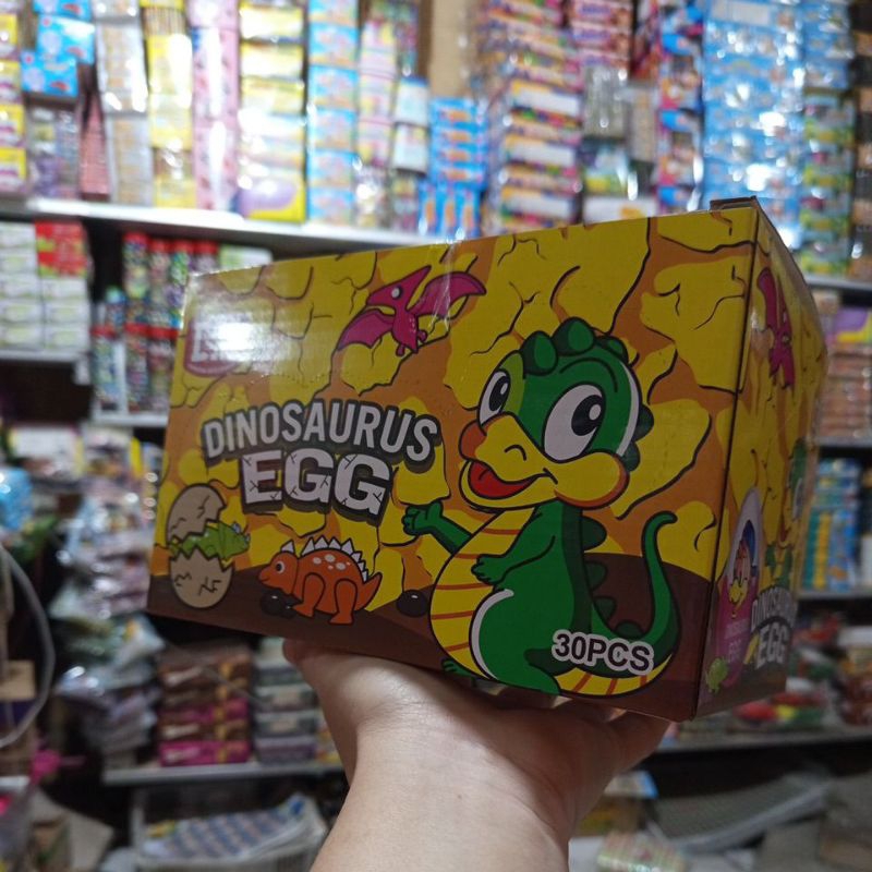 

DINOSAURUS EGG COKLAT COMPOUND 30 PCS