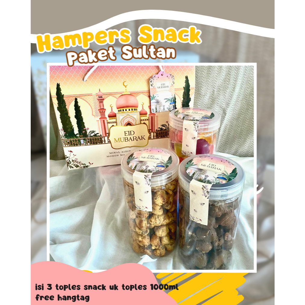 

Paket Snack Idul Fitri Satu Paket Isi tiga / Hampers Enak Dan lezat/Hampers lebaran part 3