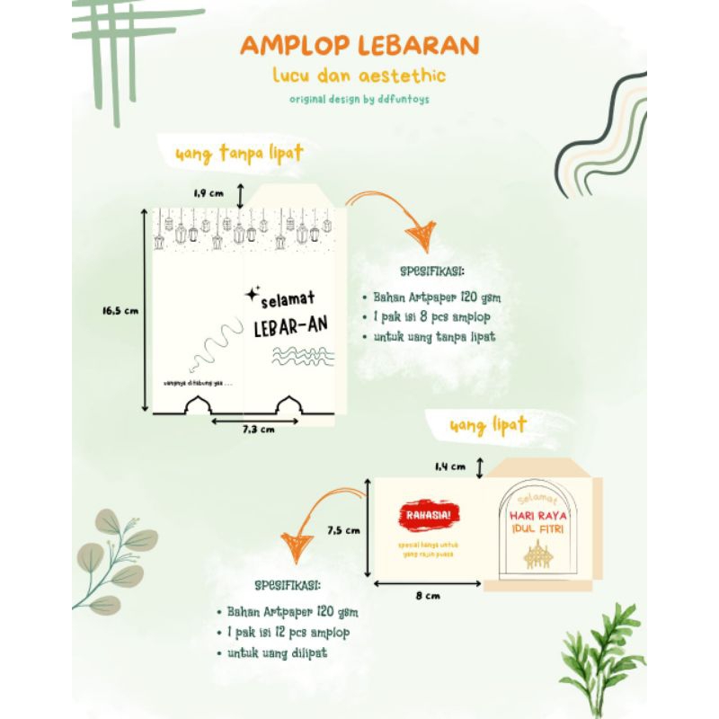 

Amplop lebaran terbaru 2025 lucu dan aestetik