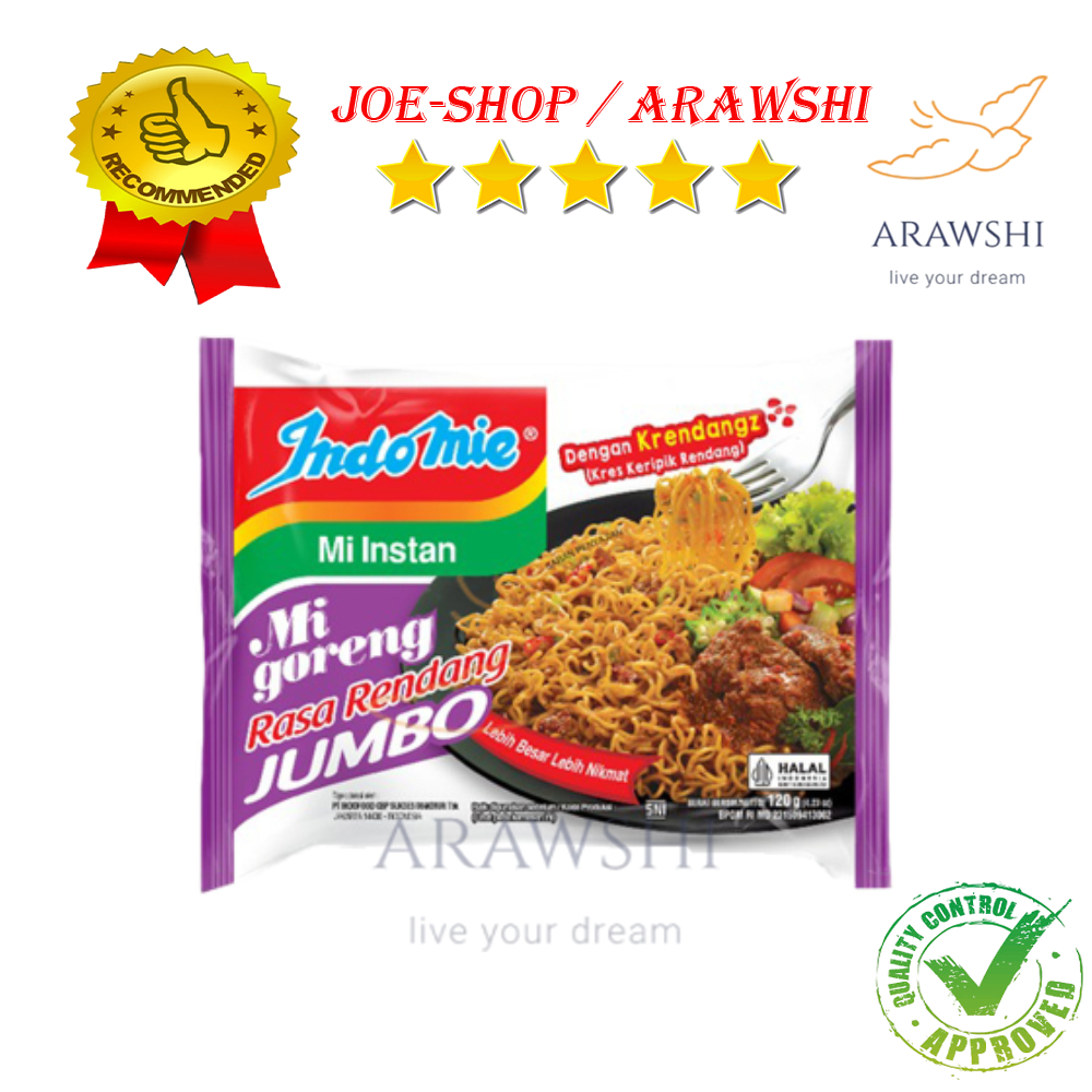 INDOMIE MIE GORENG JUMBO RENDANG