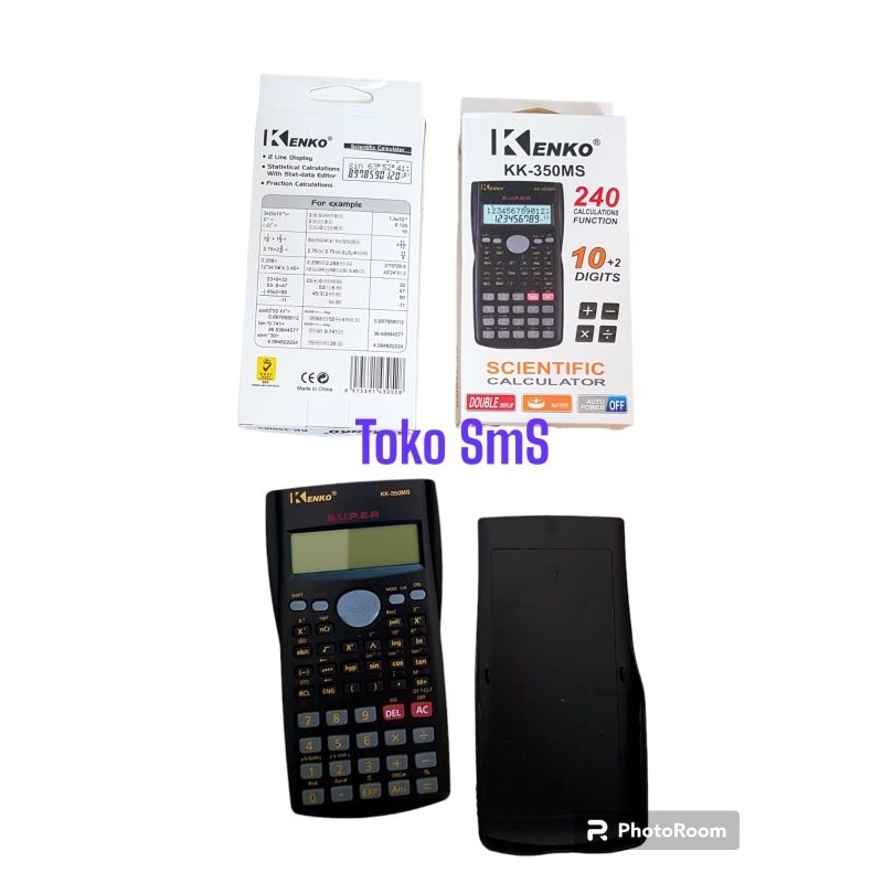 

KALKULATOR SCIENTIFIK KK-350MS+ISI BATERAI KANCING 2pcs SCIENTIFIC CALCULATOR 12 ANGKA MURAH