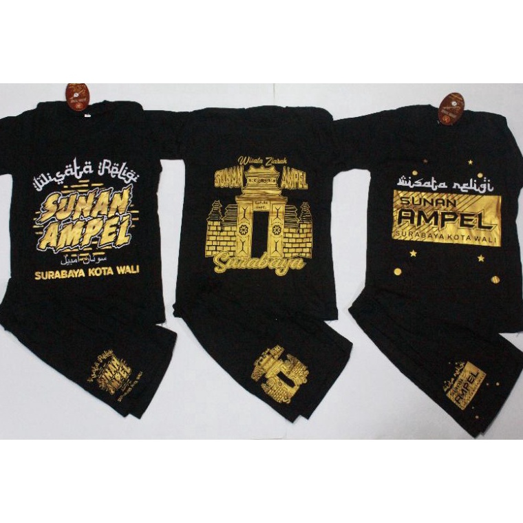 KODE F82N Baju Anak Setelan Sunan Ampel Emas