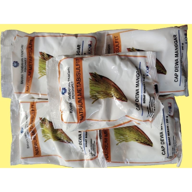 

natrium metabisulfit cap dewa manggar 250gram