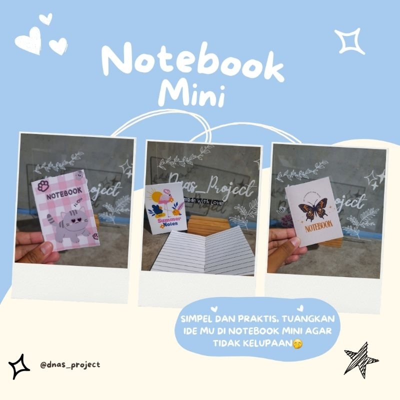 

Notebook Mini Ukuran Saku – Cocok untuk To-Do List & Catatan Harian
