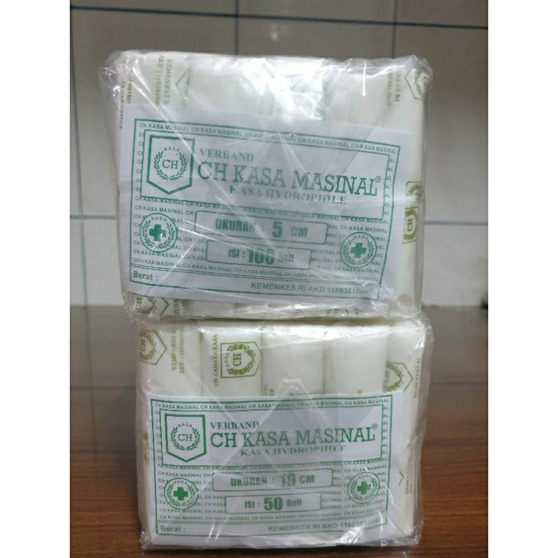Kasa verban gulung CH Kasa Masinal 10 cm dan 5 cm