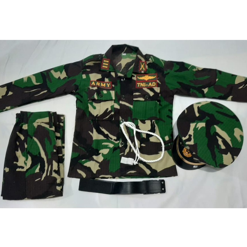 KODE H86C BAJU TNI AD ANAK PAUD TKKOSTUM KARNVAL