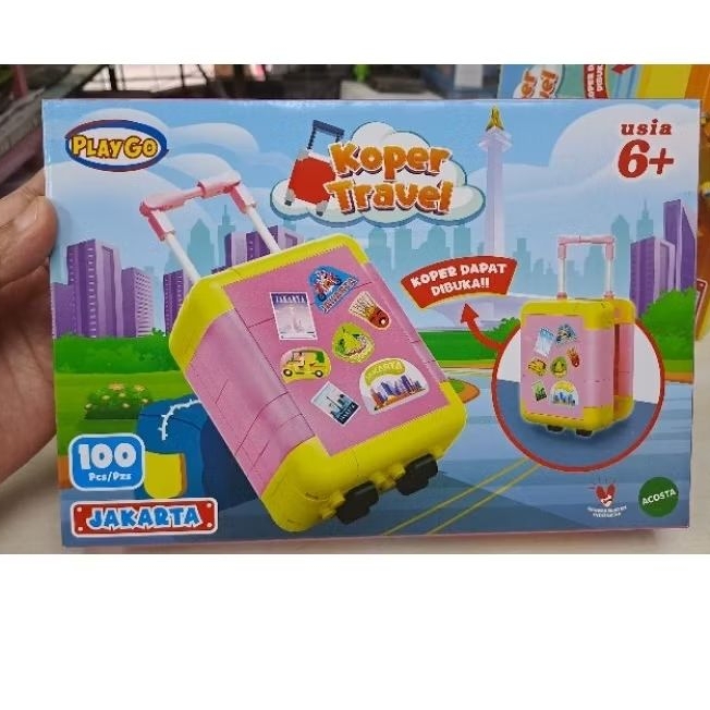 Mainan brick koper/mainan koper koperan