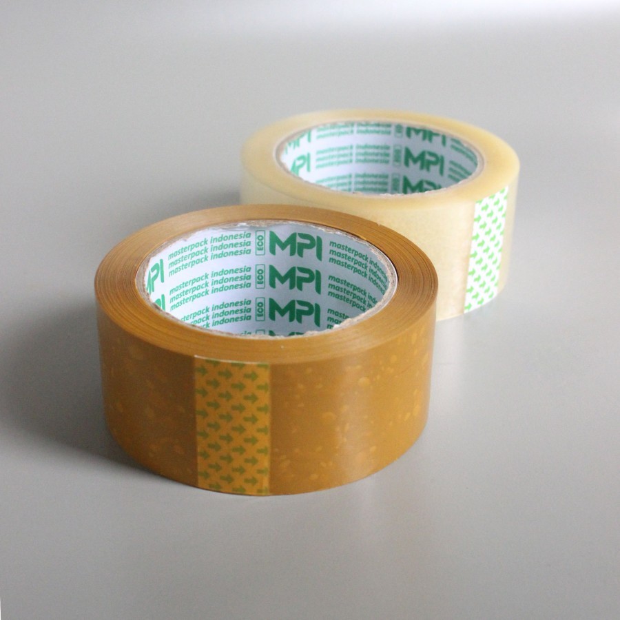 

Lakban Bening - Lakban Cokelat Master Pack Indonesia ECO 45mm x 100 Yard Grosir