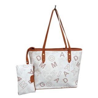 Tas Wanita Tote bag kuliah /Tas Bahu Wanita Kulit PU + Dompet Pouch/ Tas Kuliah Wanita COD kulit sin