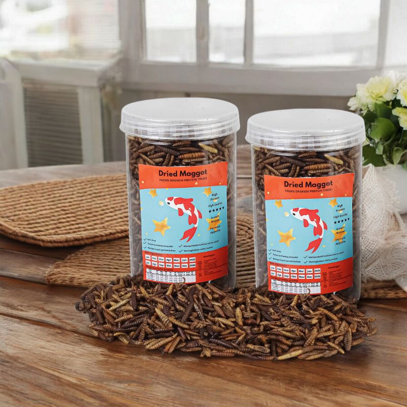 DRIED MAGGOT/MAGGOT KERING 200GRAM GRADE A