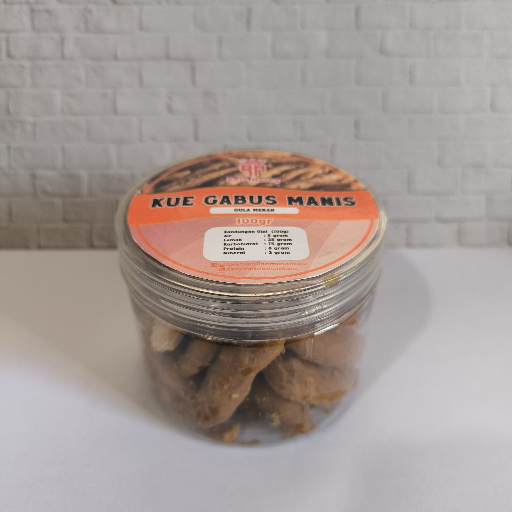 

Kue Gabus Manis Gula Merah Asli 100gr